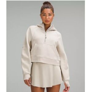 Lululemon oversized scuba half zip hoodie